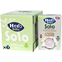 Hero Solo Baby - Papilla de Multicereales Ecológica sin Azúcares Añadidos- para Bebés a Partir de los 6 Meses - Pack de…